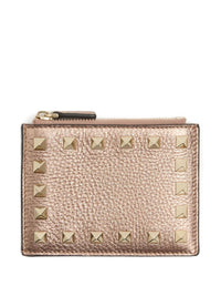 VALENTINO GARAVANI Valentino Garavani Women Rockstud Leather Coin Purse