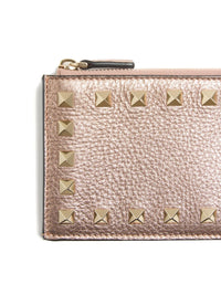 VALENTINO GARAVANI Valentino Garavani Women Rockstud Leather Coin Purse
