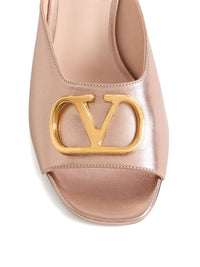 Valentino Garavani Women Vlogo Signature Leather Mules