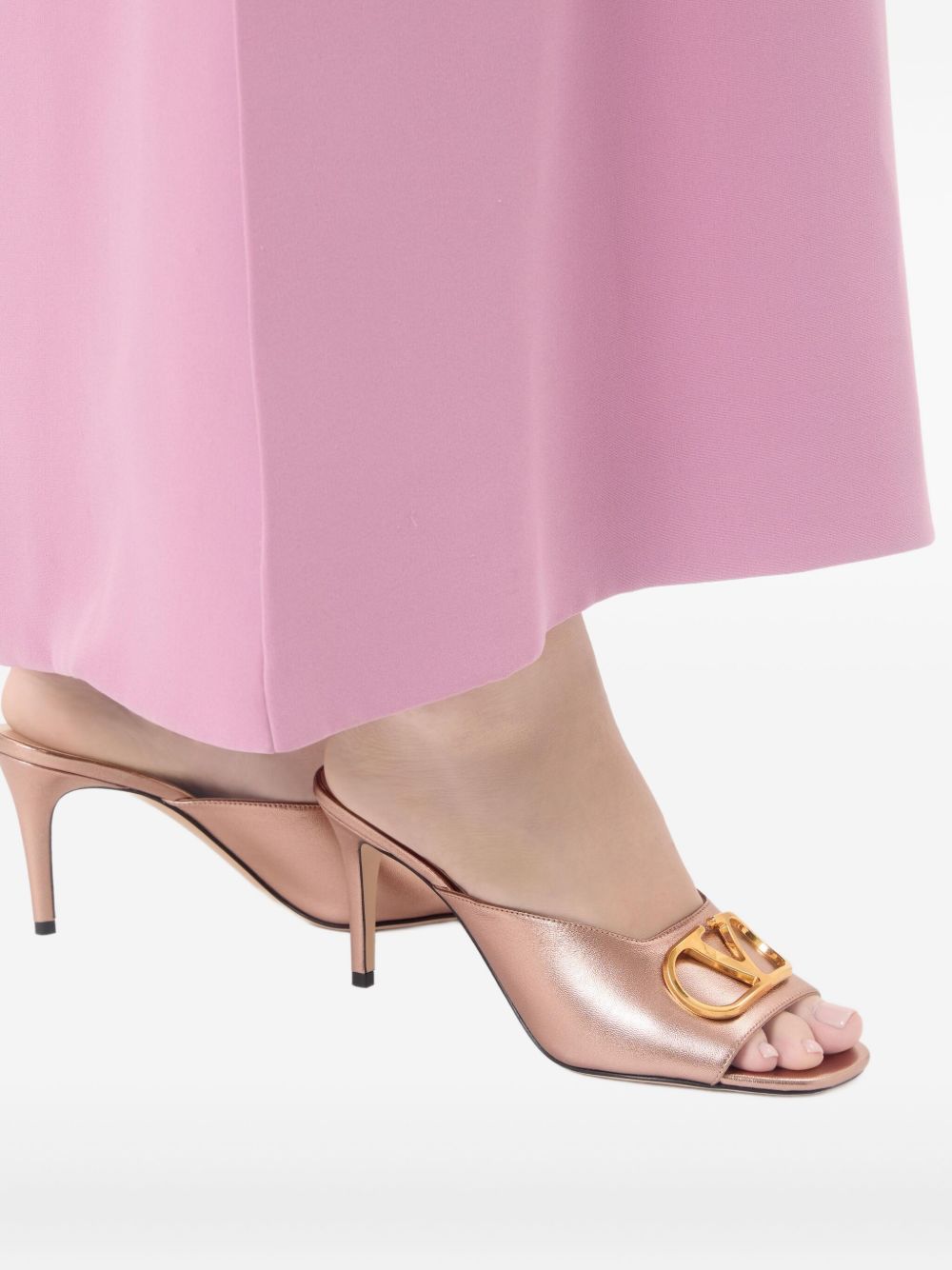 Valentino Garavani Women Vlogo Signature Leather Mules