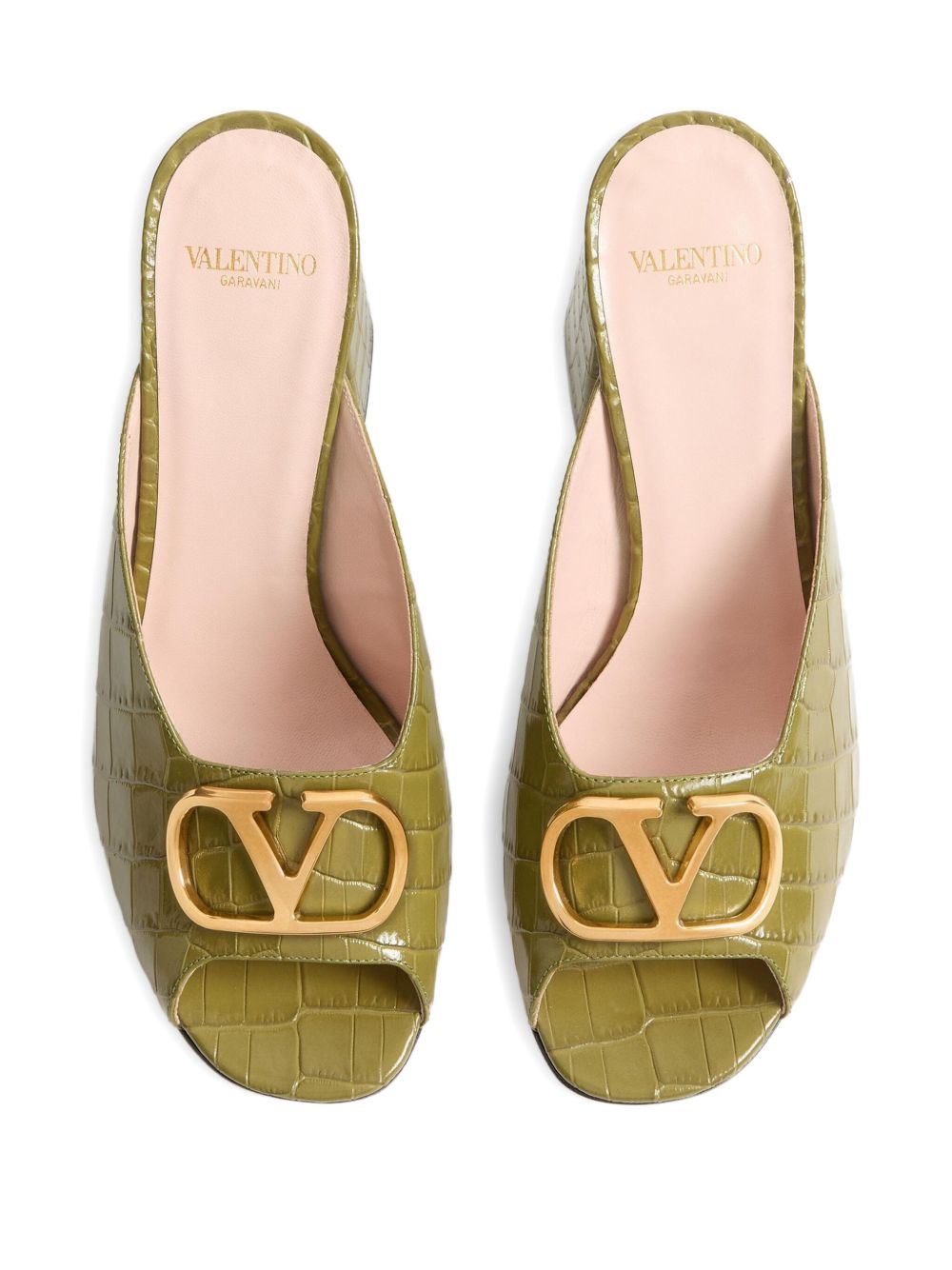 Valentino Garavani Women Vlogo Signature Leather Mules