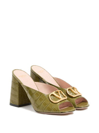 Valentino Garavani Women Vlogo Signature Leather Mules