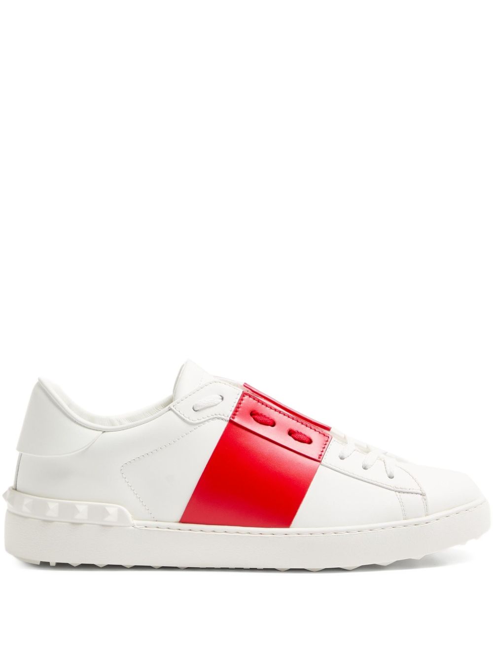 Valentino Garavani Men Open Leather Sneakers