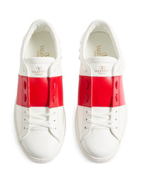 Valentino Garavani Men Open Leather Sneakers