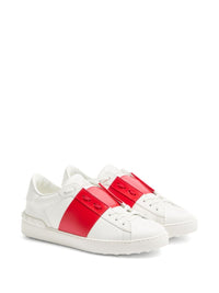 Valentino Garavani Men Open Leather Sneakers