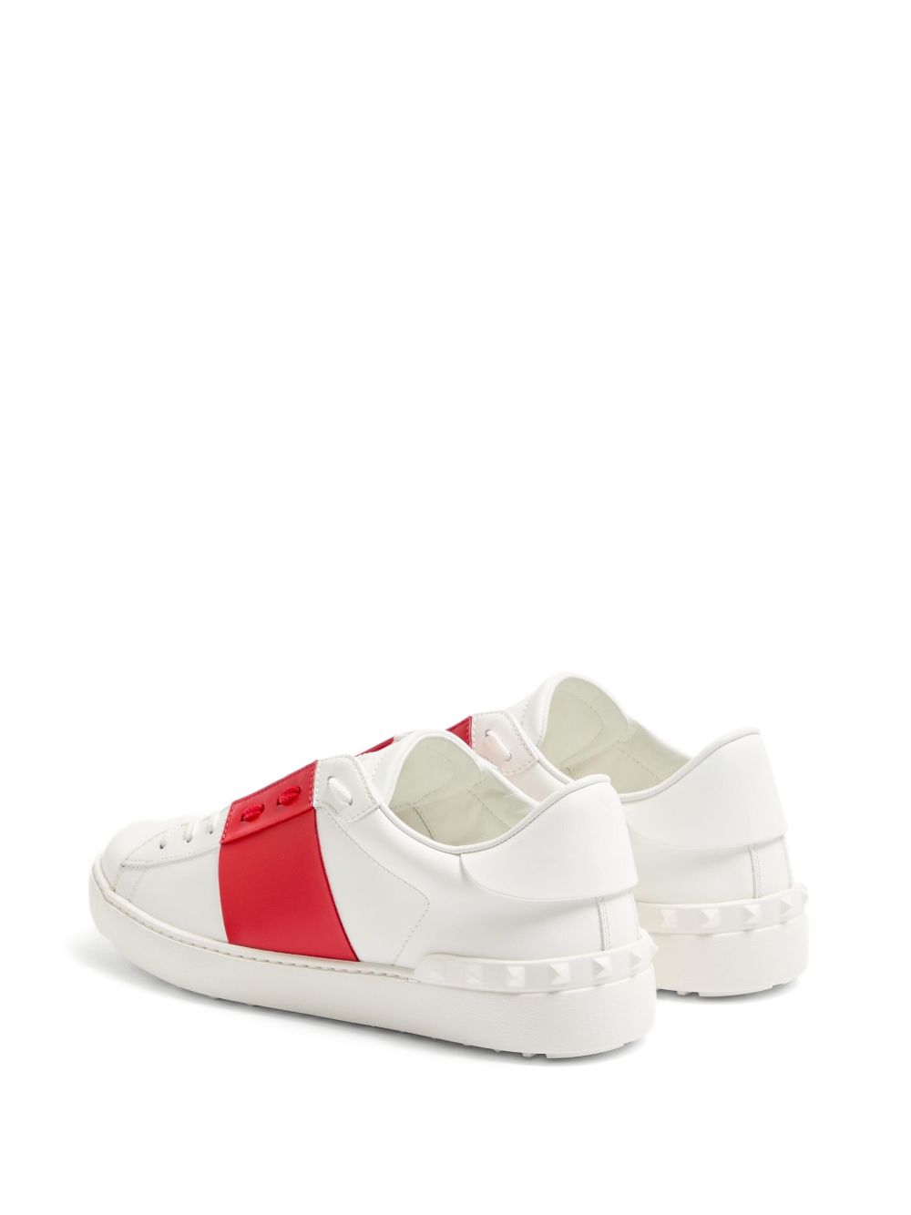 Valentino Garavani Men Open Leather Sneakers