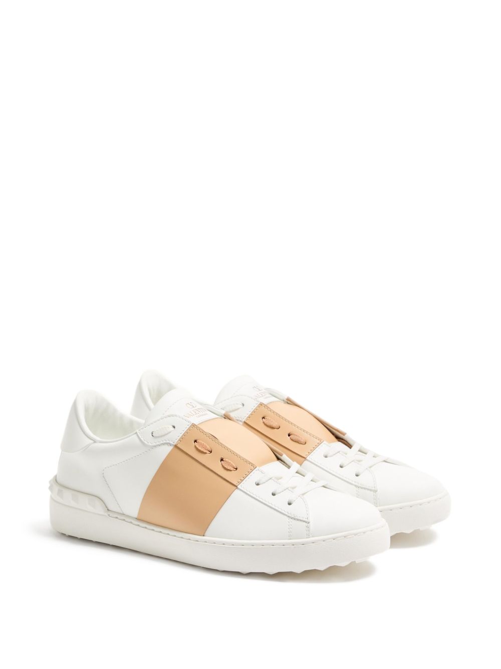 VALENTINO GARAVANI Valentino Garavani Men Open Leather Sneakers