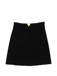 Valentino Women Vlogo Signature Wool Skirt
