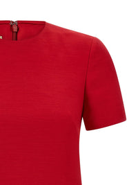 Valentino Women Vlogo Signature Wool And Silk Dress