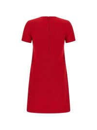 Valentino Women Vlogo Signature Wool And Silk Dress