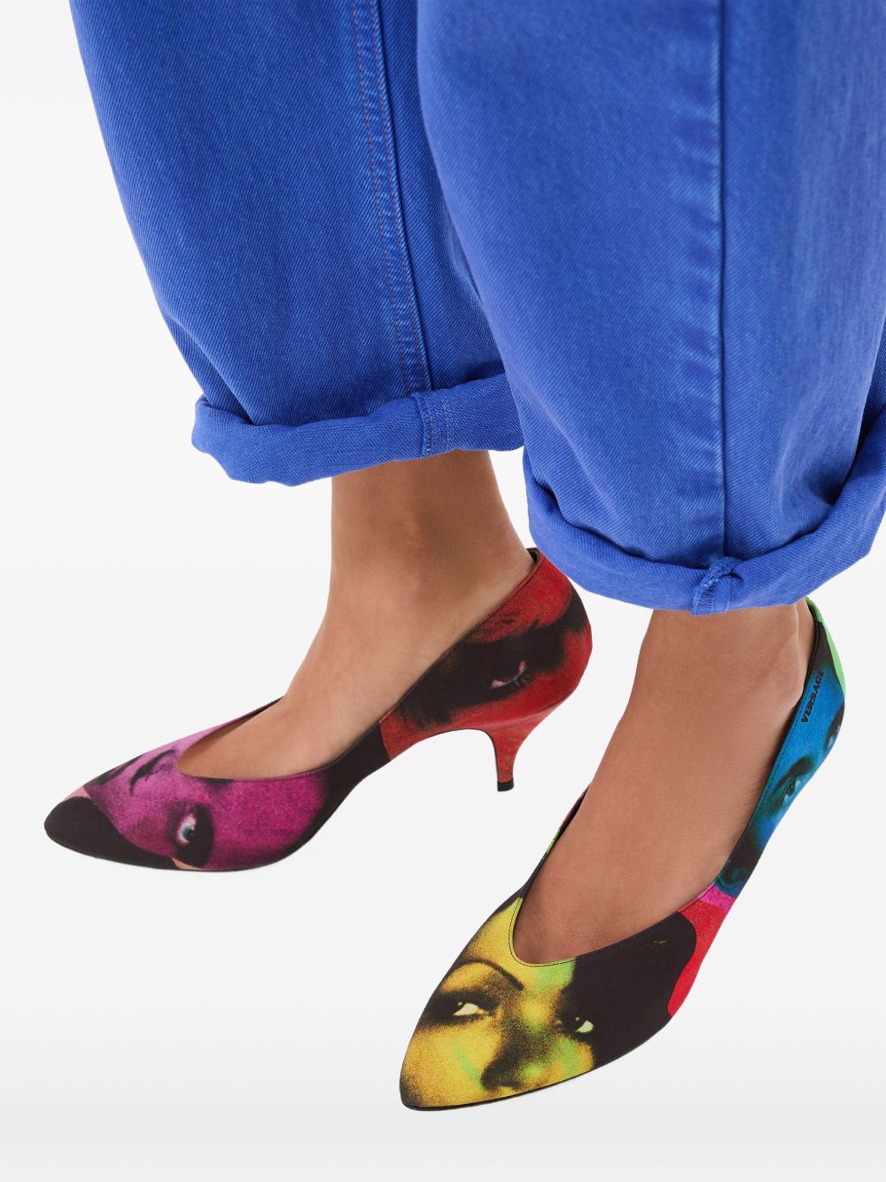 Versace Women Printed Pumps