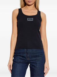 Versace Women Logo Cotton Tank Top