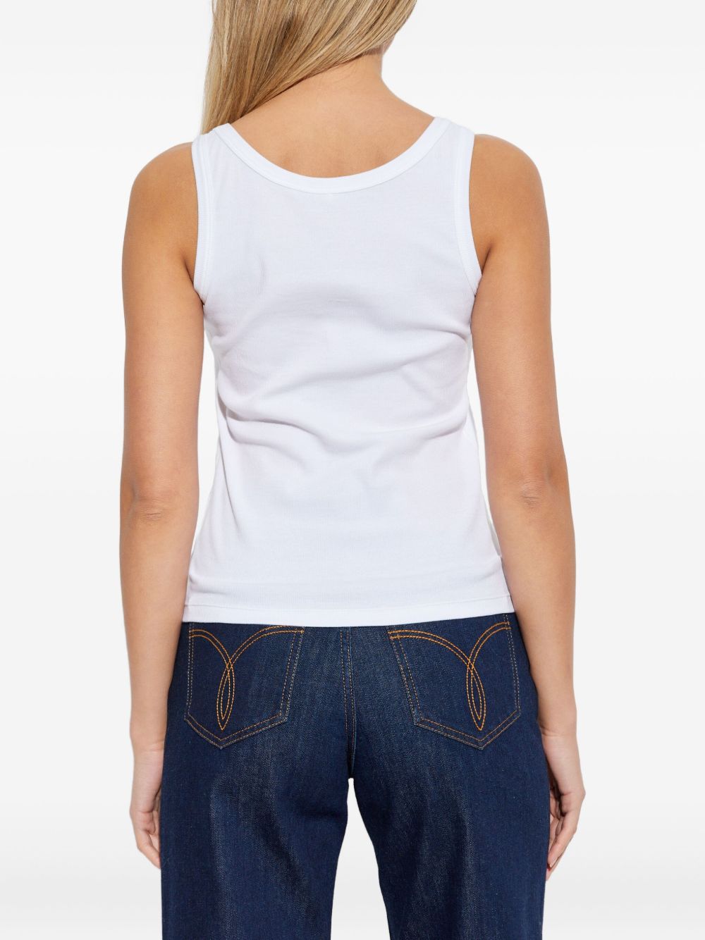 VERSACE Versace Women Logo Cotton Tank Top