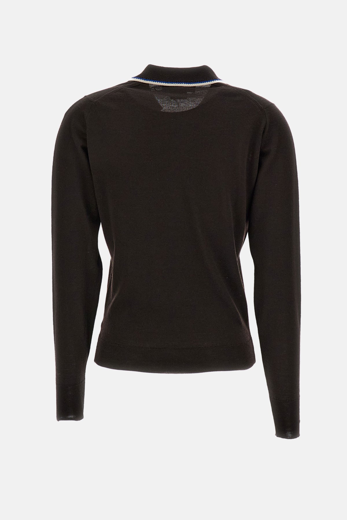Wales Bonner Women Long-Sleeved Polo John Smedley For Wales Bonner