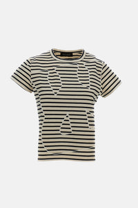 Wales Bonner Wales Bonner Women Crown Cropped T-Shirt