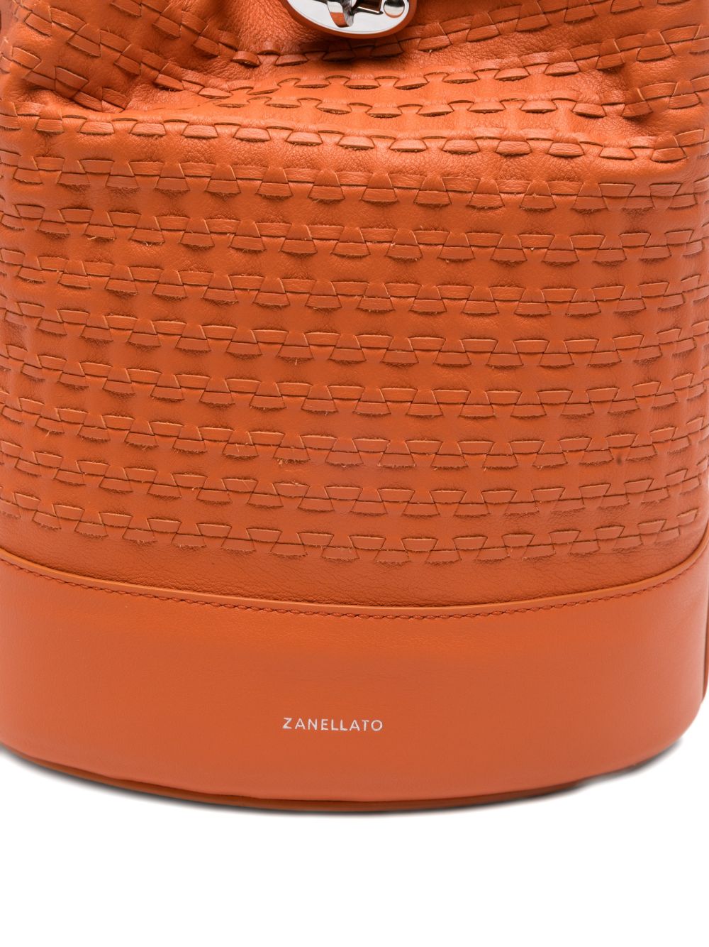 Zanellato Women Monda' Musiva Small Leather Bucket Bag