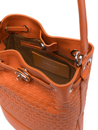 Zanellato Women Monda' Musiva Small Leather Bucket Bag
