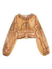 Zimmermann Women Wanderlust Cotton And Silk Top