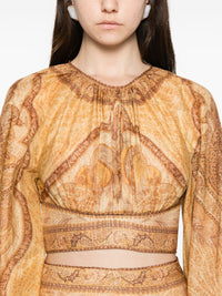 Zimmermann Women Wanderlust Cotton And Silk Top
