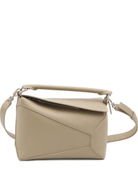 Loewe Women Puzzle Edge Small Leather Handbag
