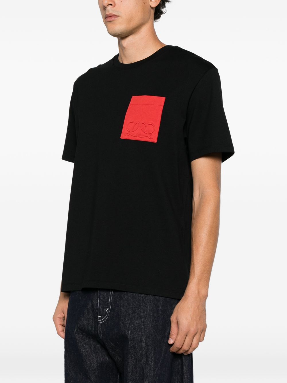 Loewe Men Logo Cotton T-Shirt