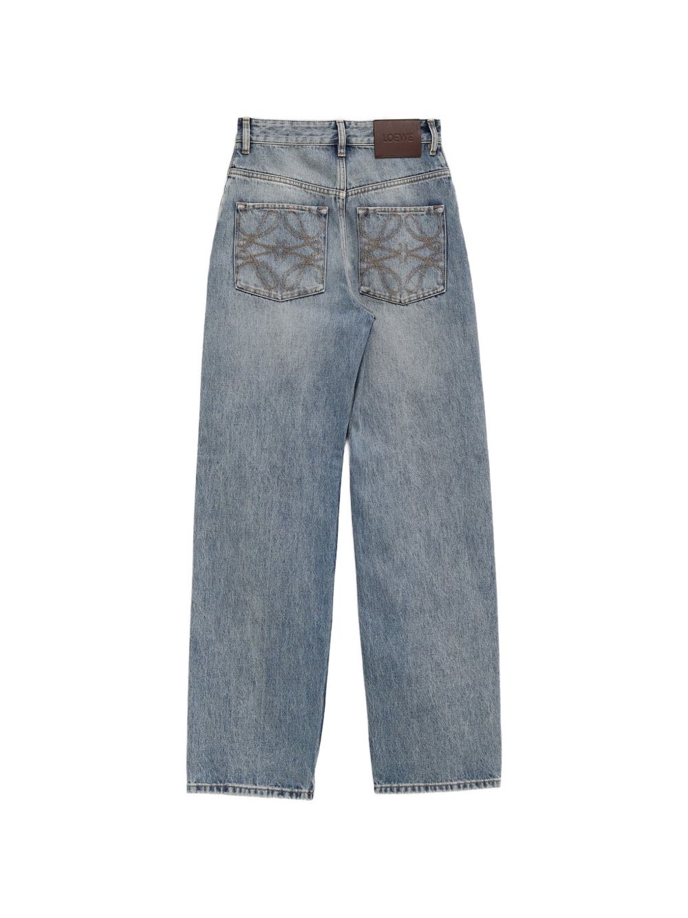 Loewe Women Anagram Denim Cotton Jeans