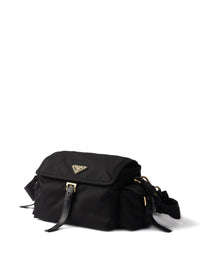 Prada Women Prada Explore Re-Nylon And Leather Shoudler Bag