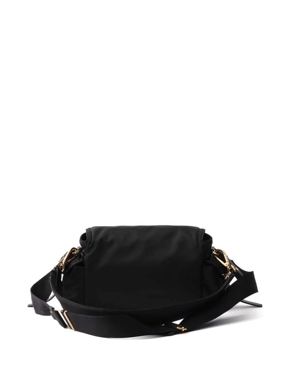 Prada Women Prada Explore Re-Nylon And Leather Shoudler Bag