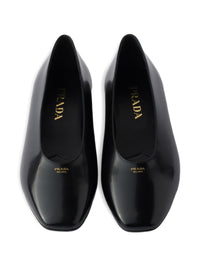 Prada Women Leather Ballet Flats