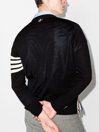 Thom Browne Men 4Bar Wool Cardigan