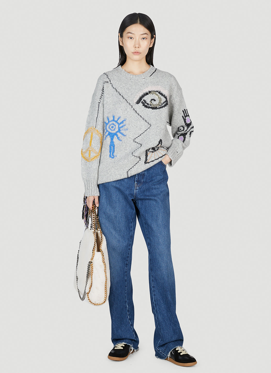Stella McCartney Stella Mccartney Women Folklore Embroidery Sweater
