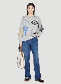 Stella McCartney Stella Mccartney Women Folklore Embroidery Sweater