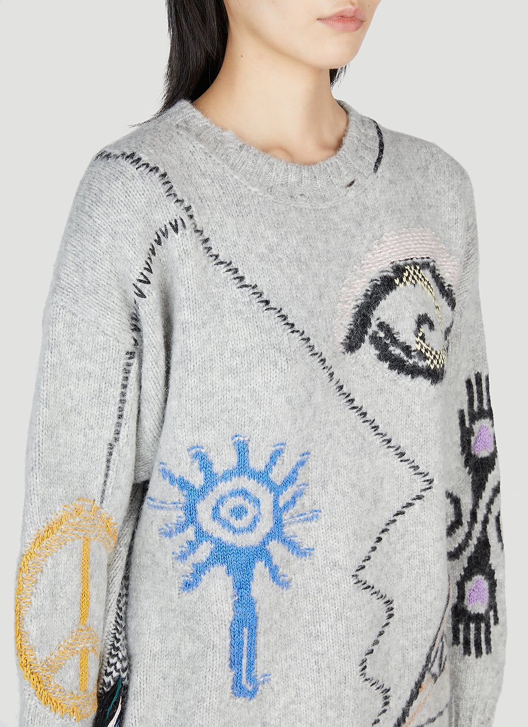Stella McCartney Stella Mccartney Women Folklore Embroidery Sweater