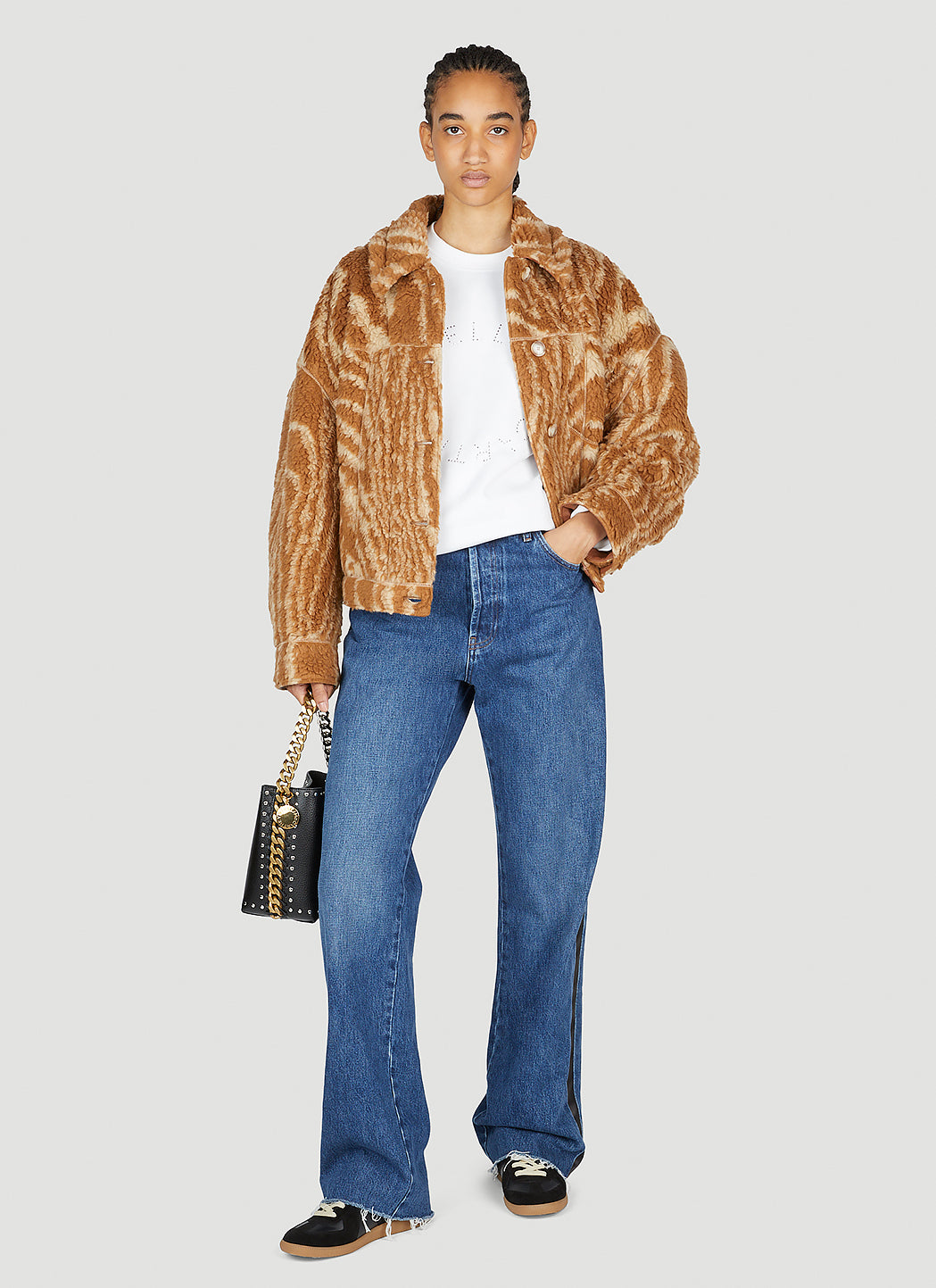 Stella McCartney Stella Mccartney Women Hotfix Rhinestone Logo Sweatshirt