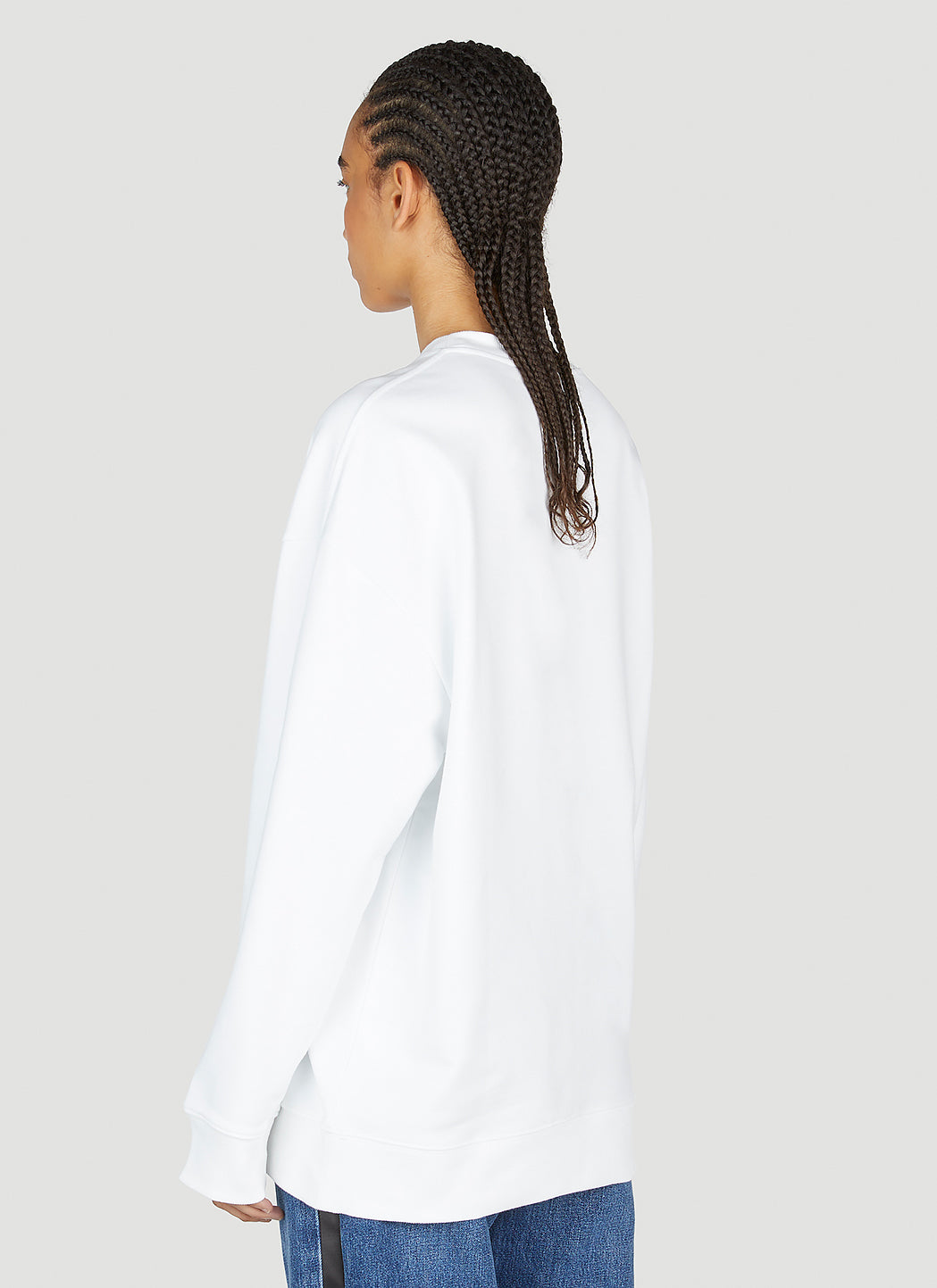 Stella McCartney Stella Mccartney Women Hotfix Rhinestone Logo Sweatshirt