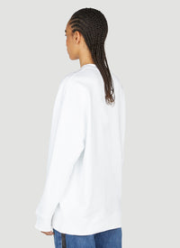 Stella McCartney Stella Mccartney Women Hotfix Rhinestone Logo Sweatshirt