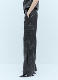 Stella Mccartney Women Cargo Vegan Leather Pants