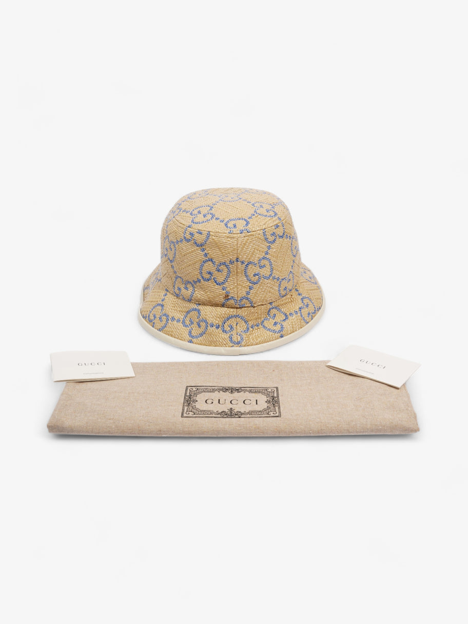 GUCCI Gucci Women Gg Raffia Effect Bucket Hat