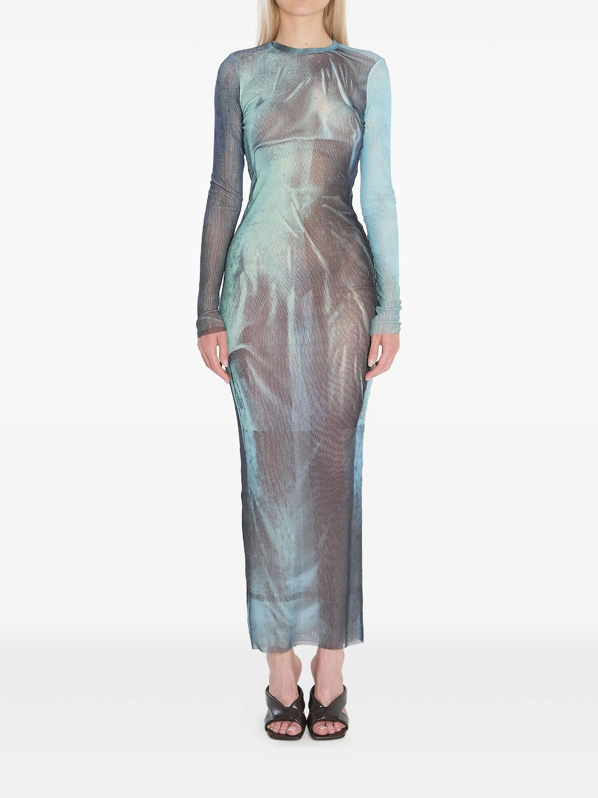 Jean Paul Gaultier Jean Paul Gaultier Women Water-Print Maxi Dress