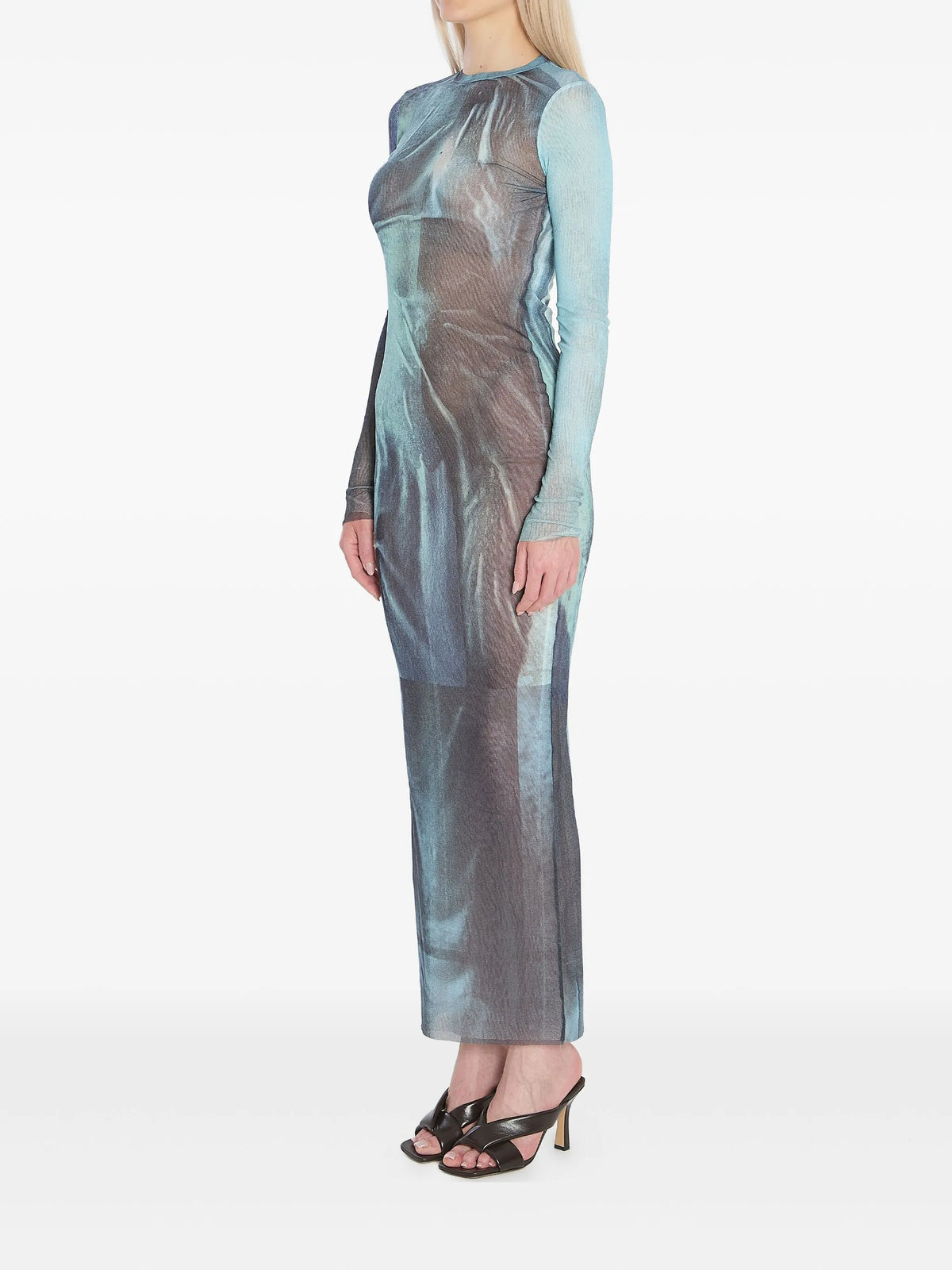 Jean Paul Gaultier Jean Paul Gaultier Women Water-Print Maxi Dress