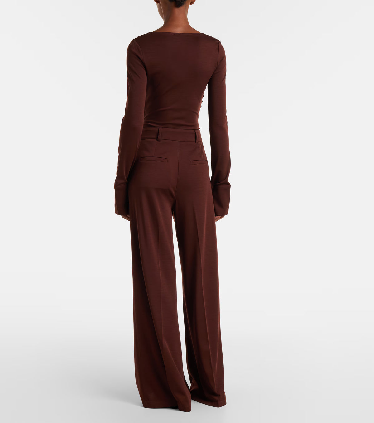 MAX MARA Max Mara Women Nigella Draped Wool Bodysuit