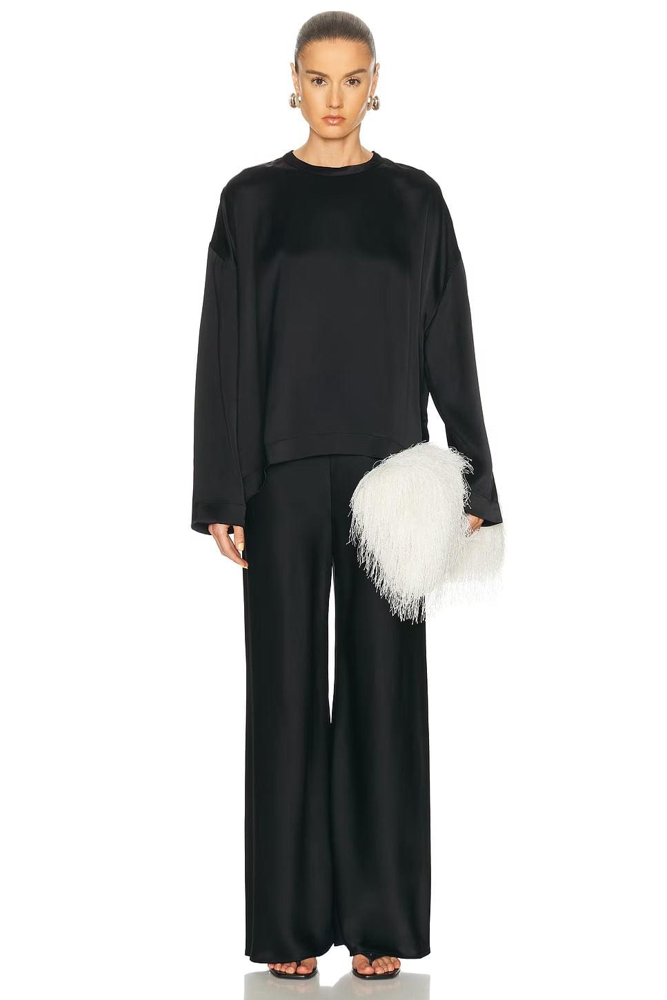 TOTEME Toteme Women Boxy Satin Top