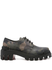 CHRISTIAN LOUBOUTIN Christian Louboutin Men Trott Dune Camo Print Combat Boot