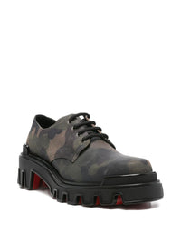 CHRISTIAN LOUBOUTIN Christian Louboutin Men Trott Dune Camo Print Combat Boot
