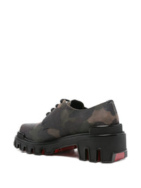 CHRISTIAN LOUBOUTIN Christian Louboutin Men Trott Dune Camo Print Combat Boot