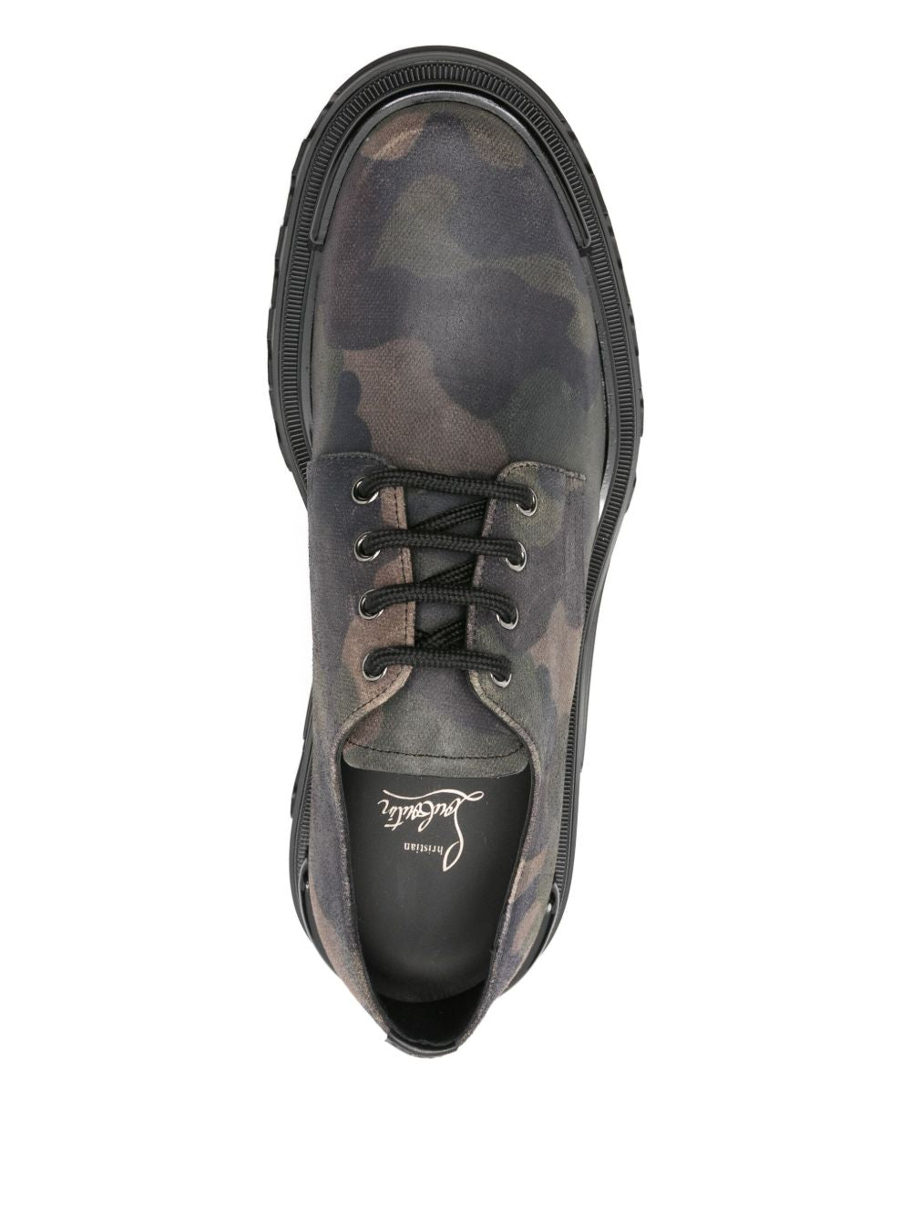 CHRISTIAN LOUBOUTIN Christian Louboutin Men Trott Dune Camo Print Combat Boot