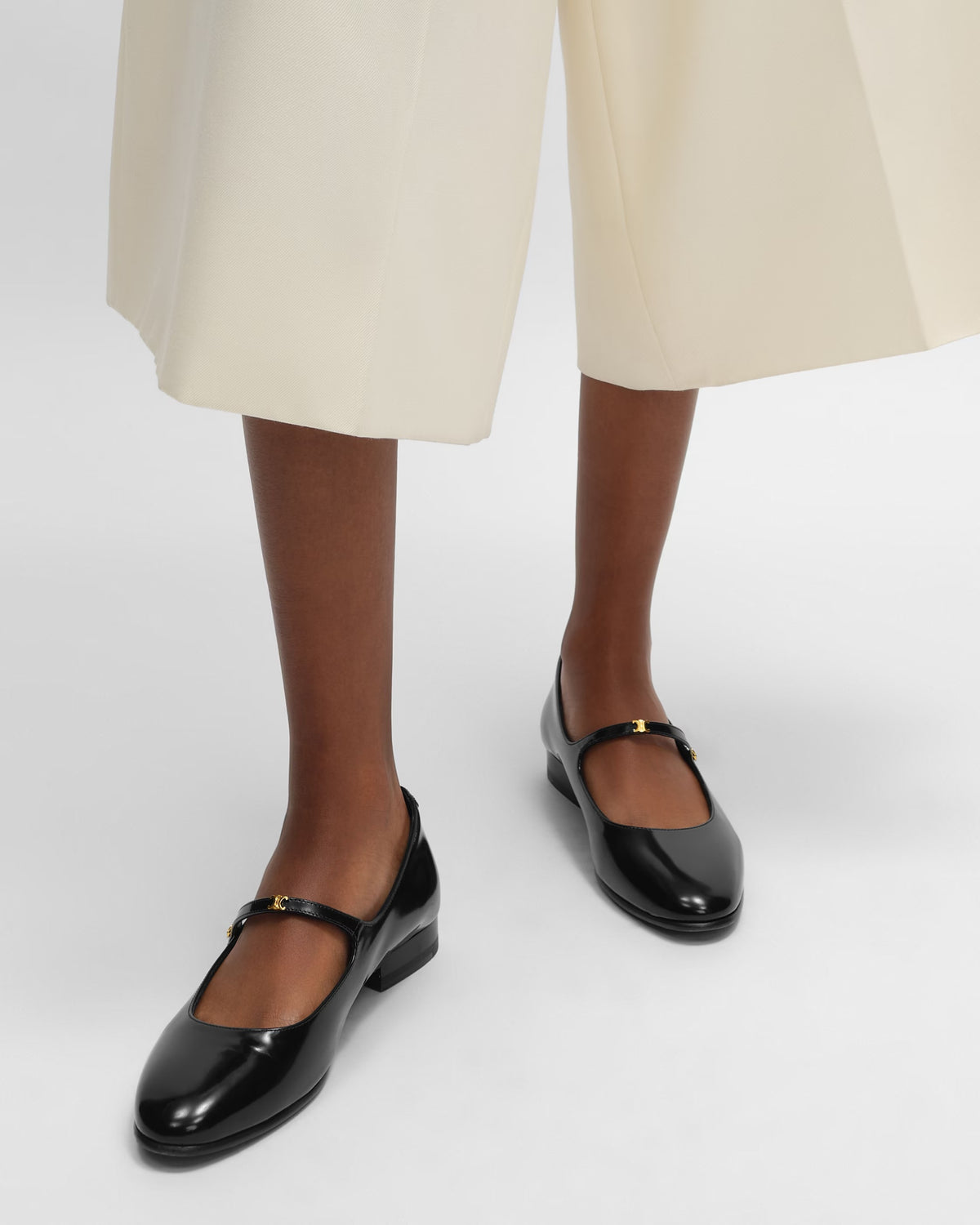 CELINE Celine Women Leather Mary-Jane Ballets