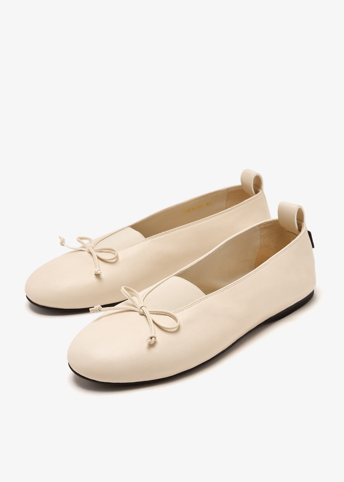 MIU MIU Miu Miu Women Ivory Nappa Ballerinas