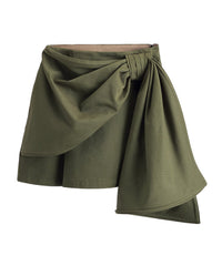 DIOR Dior Women Canvas Mini Skirt With Maxi Bow