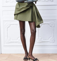 DIOR Dior Women Canvas Mini Skirt With Maxi Bow